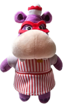 Doc McStuffins Disney Store Hallie Hippo Plush Stuffed Toy 8&quot; Disney Junior Jr - £7.90 GBP