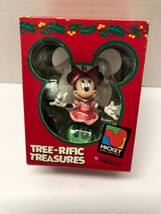 Disney Enesco MINNIE MOUSE holding Tea Pot and Cup Christmas Ornament - $14.85