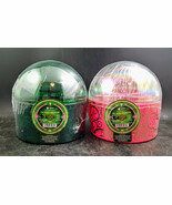 Wicked Movie Elphaba &amp; Glinda Glass Decor Green &amp; Pink Lidded Trinket Di... - $38.23 CAD