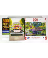 500Pcs American flat and 500Pcs TCG Toy Jigsaw Puzzles Set of 2 Floral B... - €13,17 EUR