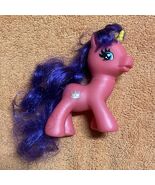 Gi-Go Wonder Pony Land Neon Pink Purple Hair Gold Crown &amp; Horn 3.75&quot; Uni... - €5,98 EUR