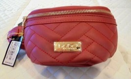 NEW Fanny Pack - Bebe® &quot;Sophia&quot; Faux Leather Red Waist Belt Bag - $69 - £15.48 GBP