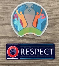 Italy England 2020 UEFA Euro European Championship &amp; Respect Patch Set - £14.38 GBP