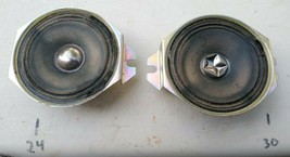 9LL84 PAIR OF SONY SPEAKERS, 1-858-752-11, 3-3/8&quot; X 2-1/2&quot; X 1&quot; X 3 0Z E... - £6.14 GBP