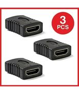 3 x HDMI to HDMI Coupler Extender Female Joiner Adapter Coupling Connector F/F - $6.15