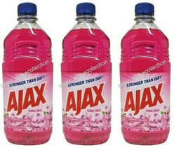 ( LOT 3 Bottles ) Ajax FLORAL FRESH All Purpose Cleaner 16.9 oz Each Bottle - £15.73 GBP