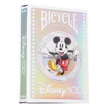 1 DECK Bicycle Disney 100 holographic playing cards USA SELLER - £12.51 GBP