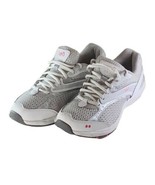 Ryka Dash Athletic Shoes Women&#39;s Size 8W Wide NWOT White, Gray &amp; Red - $39.59