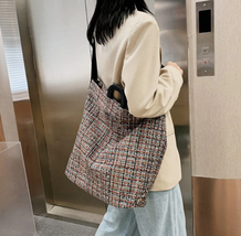 Fashion Woolen Bag Women Large Casual Shoulder Pouch Hot Trend 2021 - £23.59 GBP