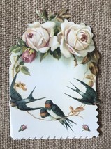 Little Treasures Victorian Collection Brain Paterson Birds Roses Note Card - £12.05 GBP