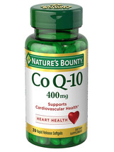 Nature&#39;s Bounty 400 Mg  CoQ10, 39 Softgels Exp 2026+ - $259.97 MXN