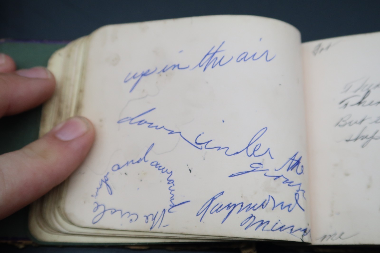 Antique Autograph Booklet Montreal Canada Souvenir Unknown Signatures Unusual Item image 15