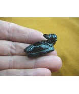 (Y-SCO-209) little SCORPION BLACK ONYX small stone carving Peru baby sco... - £9.58 GBP
