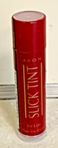 (1) Avon Slick Tint for Lips Glossy Wine Lip Balm Vintage Collectible Sealed - $21.95