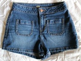 Women&#39;s Old Navy High Waist Corona Blue Denim Shorts ~0~ - £8.30 GBP