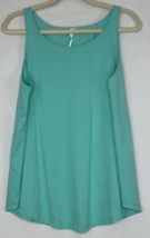 Aesthetic Assembly Label Tank Turquoise Shirt Womens Size M Top - £9.38 GBP
