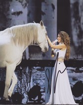 Signed SHANIA TWAIN Photo with COA Autographed and Her Horse El Alcazar - $124.99