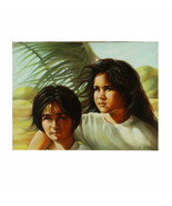 "Sisters" By Anthony Sidoni Signed Oil Painting 18"x24" - £8,332.61 GBP