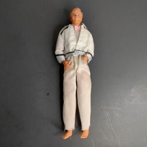 1989 Superstar Ken Doll  # 1535 in White Suit Pick Bow Tie Silver Accents Rare - £10.57 GBP