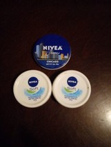 3 Pc Mixed Lot Nivea Creme 1 oz /Nivea Soft 0.84 oz (C11) - £9.39 GBP