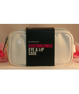 New Bare Minerals Customizable Eye &amp; Lip Makeup / Brush Case White Trave... - £11.35 GBP