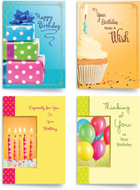 Designer Greetings Foiled Birthday Assortment, 12 Cards, 13 Envelopes - £10.21 GBP