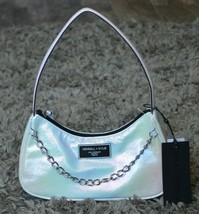 Kendall + Kylie Iridescent Underarm Shoulder Purse Handbag with Chain NW... - $44.99