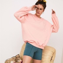 FOR LOVE and LEMONS ALEX Sweatshirt Crew Neck Peach Medium NEW NWT - $49.49
