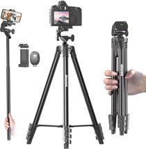 71&quot; Camera Tripod Compatible with Canon Nikon Cameras Lightweight Tripod... - $17.99