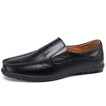 Mens Loafers   Leather Men Casual Shoes Outdoor Soft Comfy Slip On Shoes Men Cli - £52.85 GBP