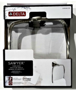 Delta Sawyer Towel Ring Brushed Nickel Finish Faucet Match Spot Shield - $38.11 CAD