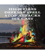 100x COVEN CAST HIGH FIRES EXTREME CURSE DEFENSE PROTECTION BLESSINGS MAGICK Wi - £79.75 GBP