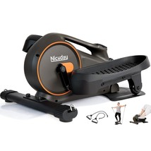 2-In-1 Under Desk Elliptical - Seated/Stand, Manual, Quiet, Adjustable Resistanc - £164.36 GBP