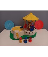 1981 RARE FISHER PRICE LITTLE PEOPLE CHANGE-A-TUNE CAROUSEL PLAYER 3 RCR... - $39.60