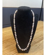 Beautiful Vintage Faux Pearl Necklace Fashion Jewelry Estate Find KG - £11.46 GBP