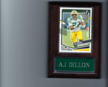 AJ DILLON PLAQUE GREEN BAY PACKERS FOOTBALL NFL   C - $3.95