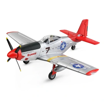 XK A280 P-51 Mustang 3D/6G System 560mm Wingspan 2.4GHz 4CH EPP RC Airplane - $148.50
