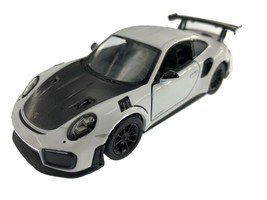 5&quot; Kinsmart Porsche 911 GT2 RS Diecast Model Toy Car 1:36 White - £13.43 GBP