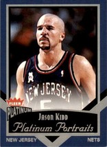 2002 Fleer Platinum Portraits #2 PP Jason Kidd New Jersey Nets - £6.08 GBP