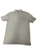 Travis Mathew Short Sleeve Light Gray Polo Shirt Mens Small S Horizontal... - $283.44 MXN