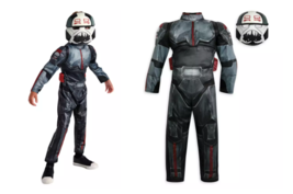 New Disney Star Wars Originals Wrecker Costume Boys 4 Or 7/8 Glow In Dark +Sound - £31.52 GBP