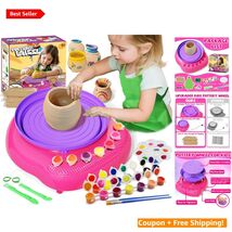 Complete Pottery Wheel Set for Creative Kids - Two Speed &amp; Easy Clean De... - $97.96