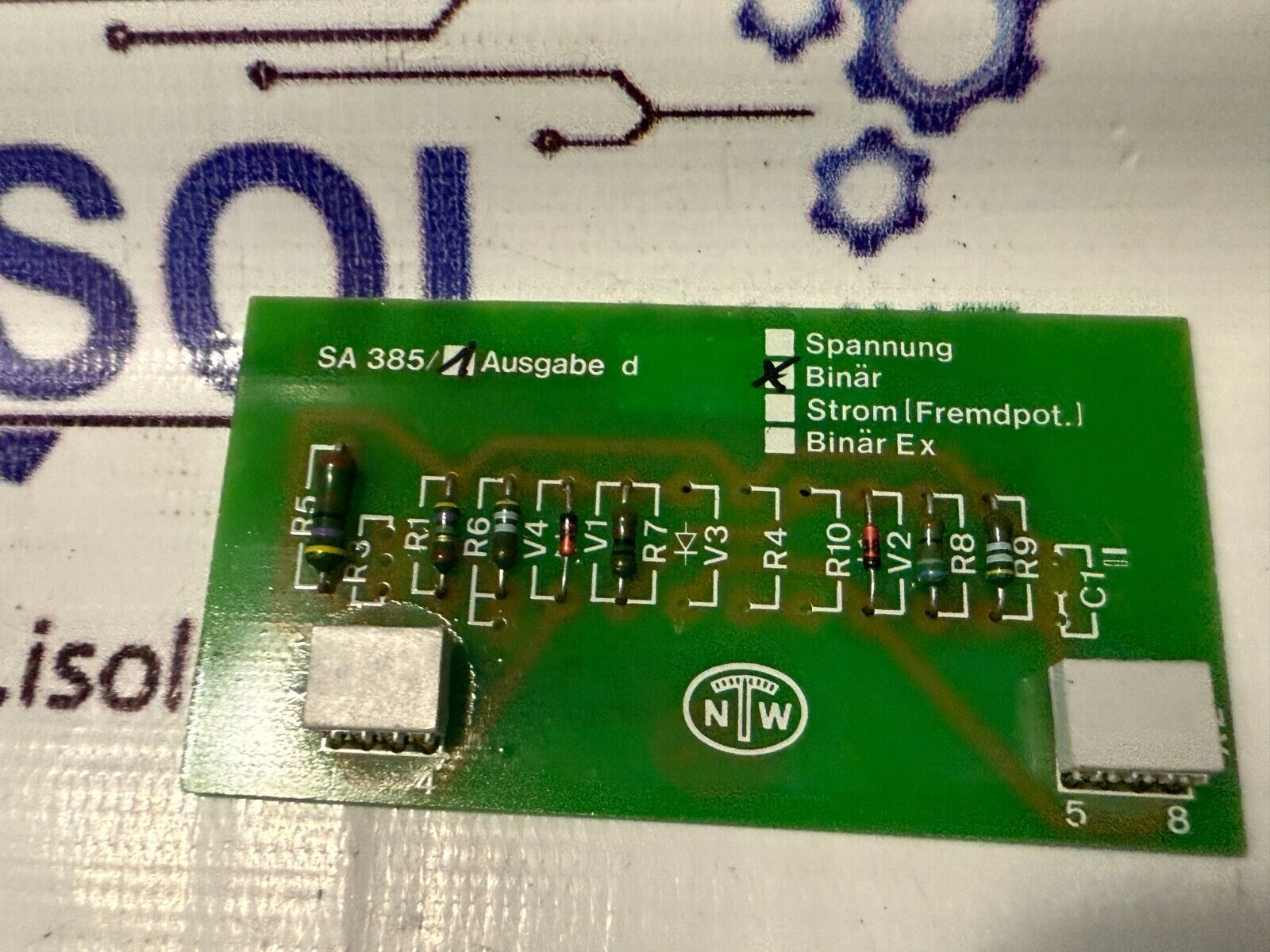 Noris SA385-1G PCB for Norimos 1000 Panel Marine Store Spare Germany New - $199.00