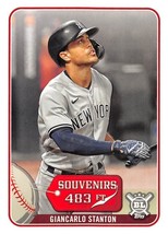 2021 Topps Big League Souvenirs #SO20 Giancarlo Stanton New York Yankees ⚾ - £0.75 GBP