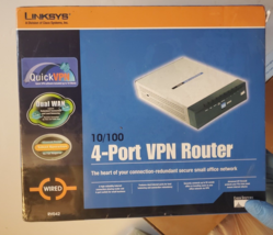 Cisco Linksys 4-Port VPN RV042 Router Open Box - £74.82 GBP