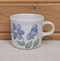 Vintage McCoy 286 USA 4 oz Mug Blue Flower Design HGS2B - $19.99