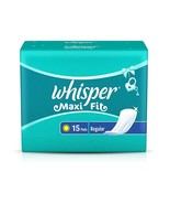 Whisper Maxi Fit Sanitary Pads -15 Pads (Regular) Free Shipping - £13.74 GBP