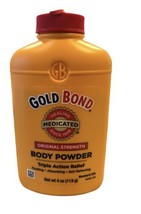 Gold Bond Body Powder Medicated Triple Relief 4 oz WITH TALC Original Formula - £27.10 GBP