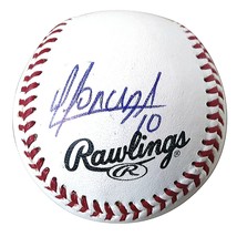 Yoan Moncada Chicago White Sox Autographed Baseball Photo Proof COA Signed Ball - £61.39 GBP