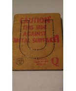 Accucut 4&quot; wooden die cut U BLOCK - $49.21